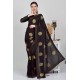 Stunning Black Readymade Evening Wear Saree
