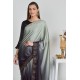 Grey & Black Two Tone Party Wear Saree