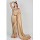 Tussar & Maroon Party Wear Designer Saree
