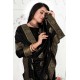 Jet Black Pakistani Designer Party Saree