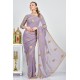 Deep Mauve Asian Designer Ethnic Saree