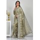Light Green Indian Women Banarasi Saree
