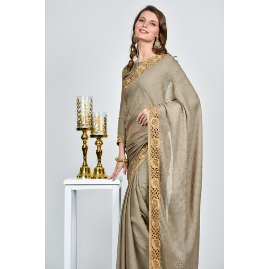 Mouse Designer Made Indian Party Saree