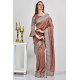 Rose Pink Fancy Formal Party Wear Saree