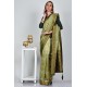 Pista Dark Green Indian Designer Banarasi Saree