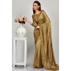 Beige Indian Women Party Wear Saree Beige Indian Women Party Wear Saree