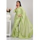 Pista Mehndi Mayoun Wedding Saree