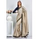 Tussar Navy Blue Indian Silk Saree