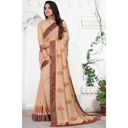 Beige Designer Party wear Bollywood Diva Sari Beige Designer Party wear Bollywood Diva Sari
