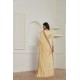 ZACS-612 GOLD SHIMMER GEORGETTE INDIAN WEDDING WEAR SAREE