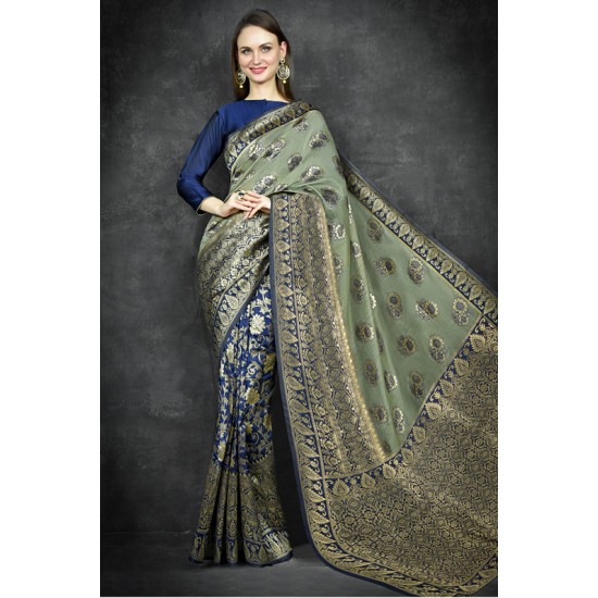 Stunning Wedding Banarsi Style Saree