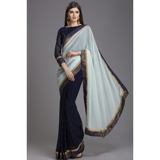 ZACS-864 LATEST TRADITIONAL AND HIGH QUALITY READYMADE SAREES