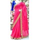 MAGENT AND CLASSIC BLUE ETHNIC SAREE
