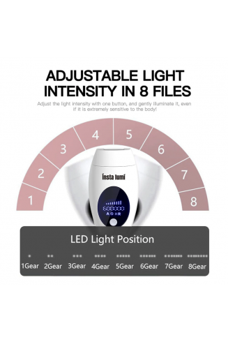 IPL HAIR REMOVAL HOME DEVICE INSTA LUMI WITH DIGITAL SCREEN 