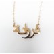 Farida in Arabic Nameplate Gold-Plated Stainless Steel Necklace