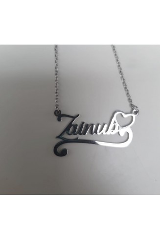 Zainub Necklace Silver Plated With Adjustable Chain