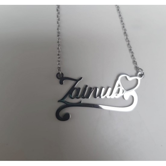 Zainub Necklace Silver Plated With Adjustable Chain