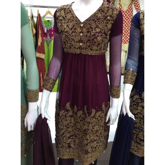 FANCY PAKISTANI READYMADE CHURIDAAR DESIGNER SUITS 