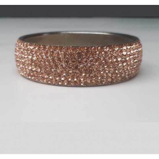 Champagne Rhinestone Diamond Bangle