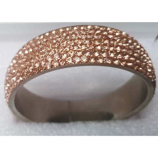 Champagne Rhinestone Diamond Bangle