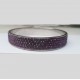 Dark Purple Rhinestone Diamond Bangle