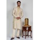 Royal Gold Embroidered Formal Kurta Set