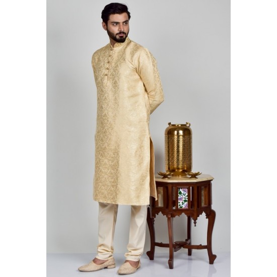 Indian Mens Jammawar Wedding Wear Kurta Pajama