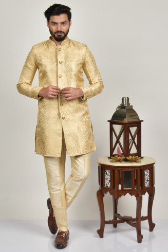 Traditional Wedding Style Indian Men's Kurta & Trouser