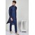 Navy Blue Designer Pakistani Kurta Pajama For Men