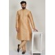 Gold Designer Mens Kurta & Pajama