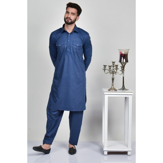 Blue Collar Ready To Wear Kurta Shalwar