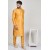 Mustard Asian Wedding Kurta Pajama For Men