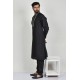 Black Embroidered Formal Men Kurta Pajama