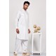 White Pakistani Mens Shalwar Kameez Eid Suit