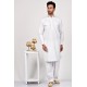 White Pakistani Mens Shalwar Kameez Eid Suit