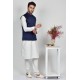 Navy Blue Pakistani Men's Formal Waistcoat