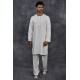 White Embroidered Kurta Shalwar Mens Eid Suit