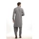 GREY READY MADE MENS PAKISTANI CASUAL SUIT