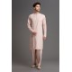 LIGHT PINK KURTA SHALWAR DESIGNER READYMADE PAKISTANI SUIT FOR MEN