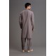 GREY DESIGNER KURTA SUIT FOR MEN