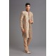 Gold Sherwani Men's Wedding Suit 