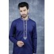 Navy Blue Formal Kurta Shalwar Set