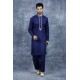 Navy Blue Formal Kurta Shalwar Set