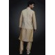 Cream Indian Waistcoat With Kurta Pajama Ready to Wear Men's Suit