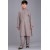 ASH GREY PAKISTANI BOYS KURTA SHALWAR EID SUIT