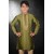 Mehndi & Cream Kurta Pajama Boys Ethnic Suit