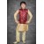 Maroon Ethnic Indian Kids Wear Waistcoat