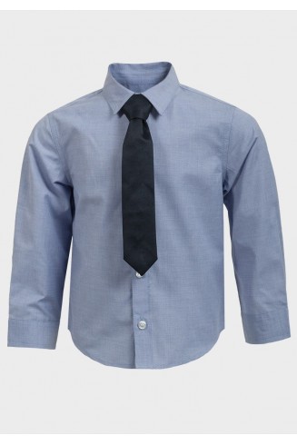 Sky Blue Boys Designer Shirt with Tie
