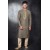 KHAKI & BEIGE KURTA AND PAJAMA READY MADE SUIT
