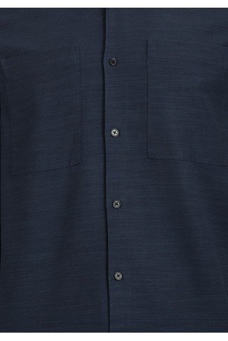 Navy Blue Designer Men's Shirt